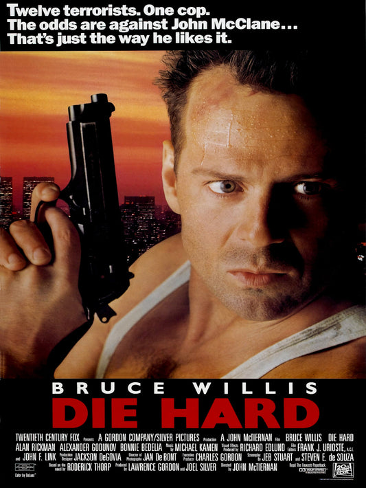 Die Hard paper poster