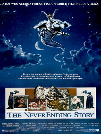 The Never Ending Story paper poster