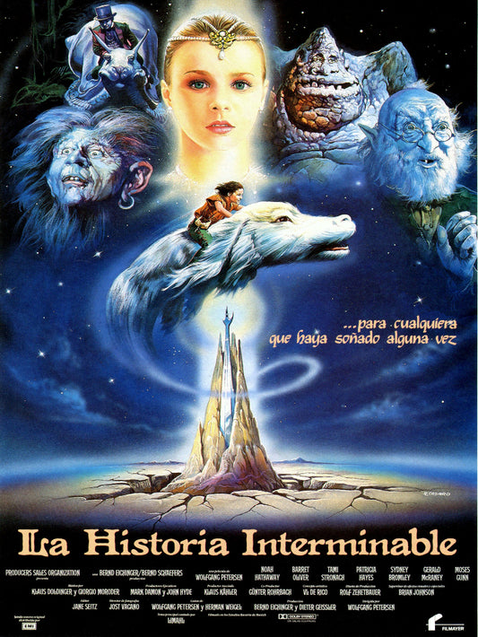La historia interminable paper poster