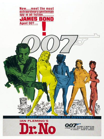 James Bond 007 Dr. No paper poster