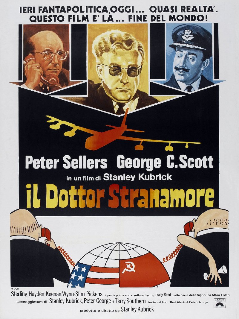 Il Dottor Stranamore paper poster