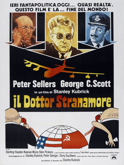 Il Dottor Stranamore paper poster