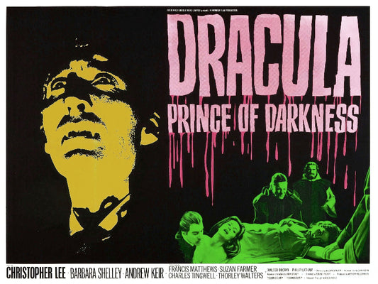 Dracula Prince of Darkness paper poster