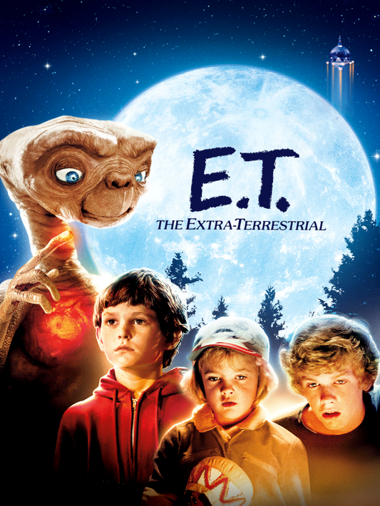E.T. Extra Terrestrial paper poster
