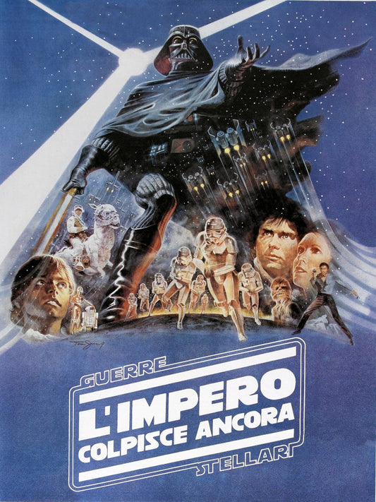 Star Wars L'impero colpisce ancora paper poster