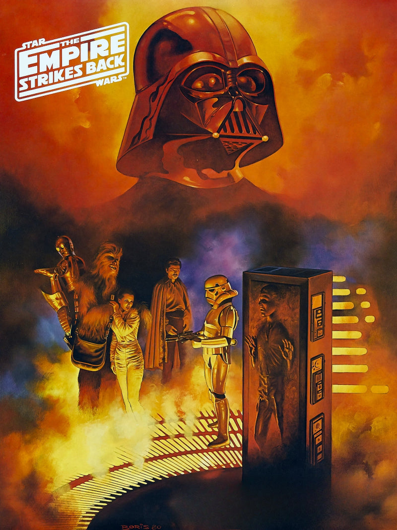 Star Wars The Empire Strikes Back paper poster