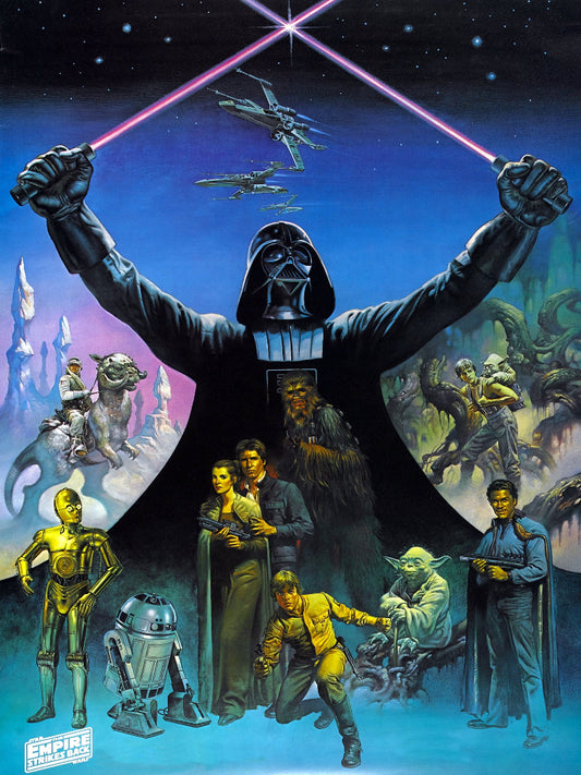 Star Wars The Empire Strikes Back paper poster