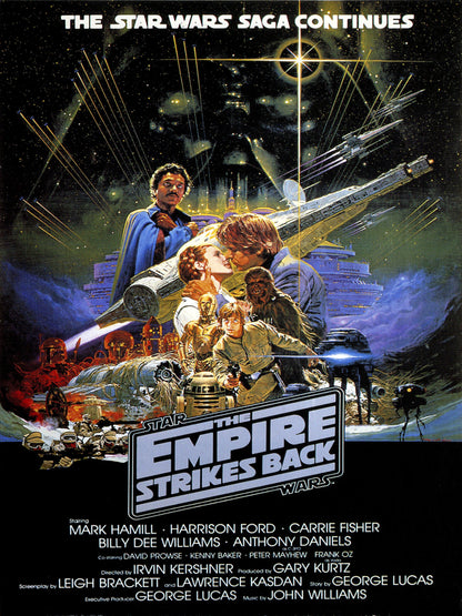 Star Wars The Empire Strikes Back paper poster