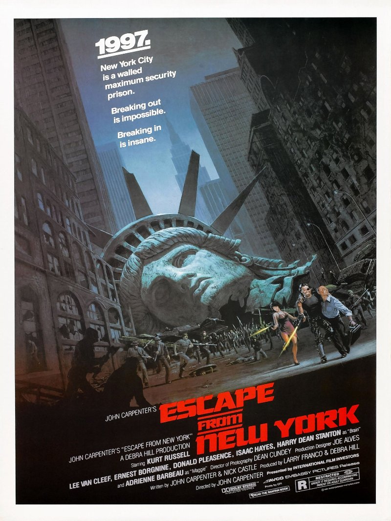 Escape From New York paper poster