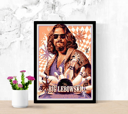 The Big Lebowski framed poster