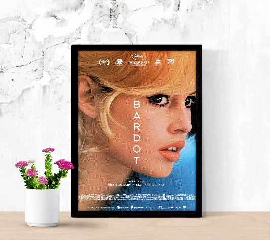 Bardot framed poster