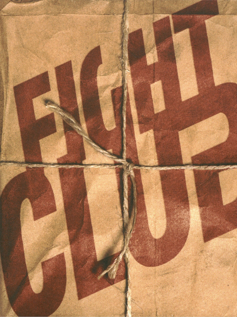Fight Club paper poster