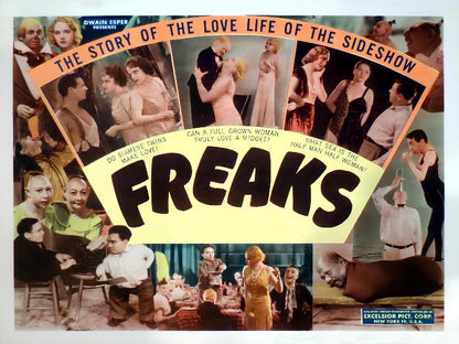 Freaks paper poster