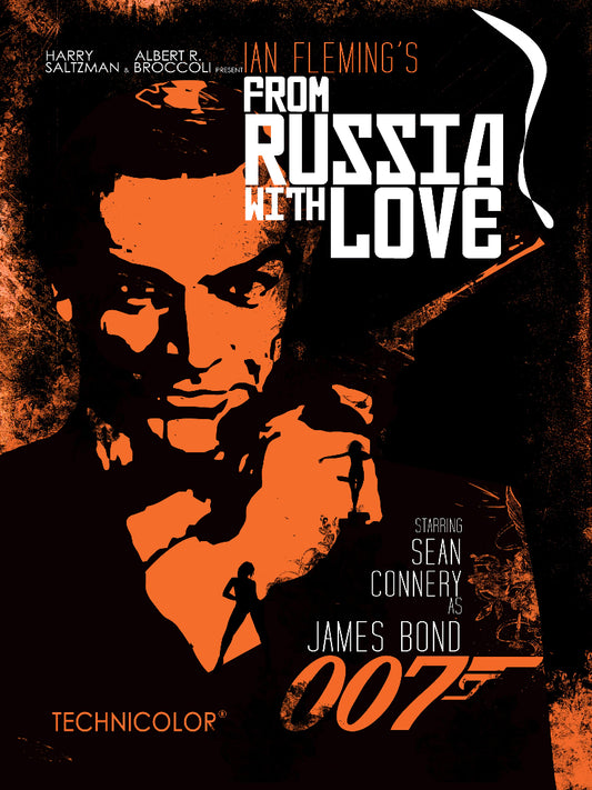 From Russia With Love paper poster