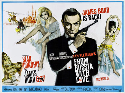 From Russia With Love paper poster