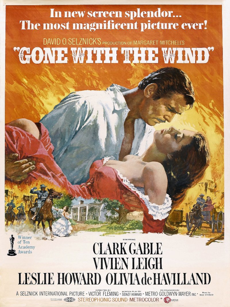 Gone With The Wind paper poster