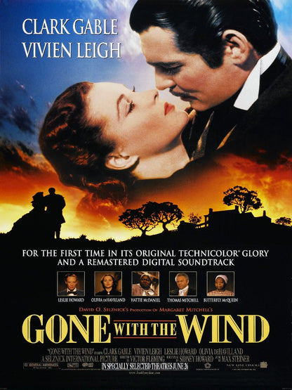 Gone With The Wind paper poster