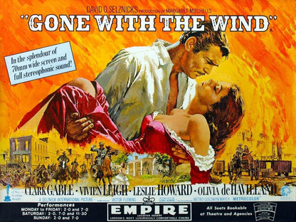 Gone With The Wind paper poster