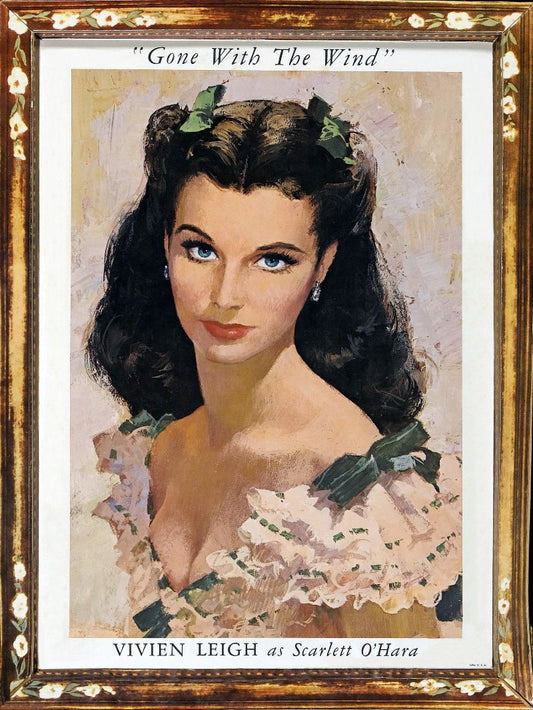 Vivien Leigh Gone With The Wind paper poster