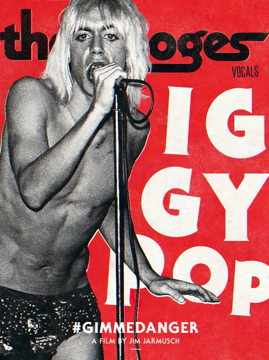 Iggy Pop Gimmedanger paper poster