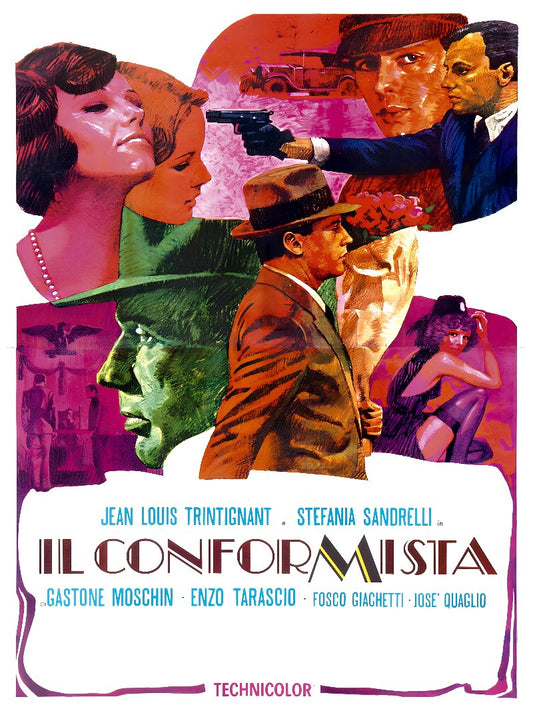 Il conformista paper poster