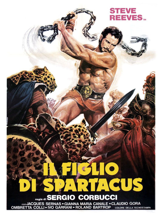 Il figlio di Spartacus paper poster