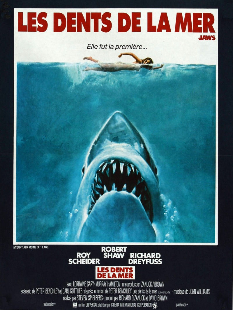 Les Dents de la Mer (Jaws) - poster