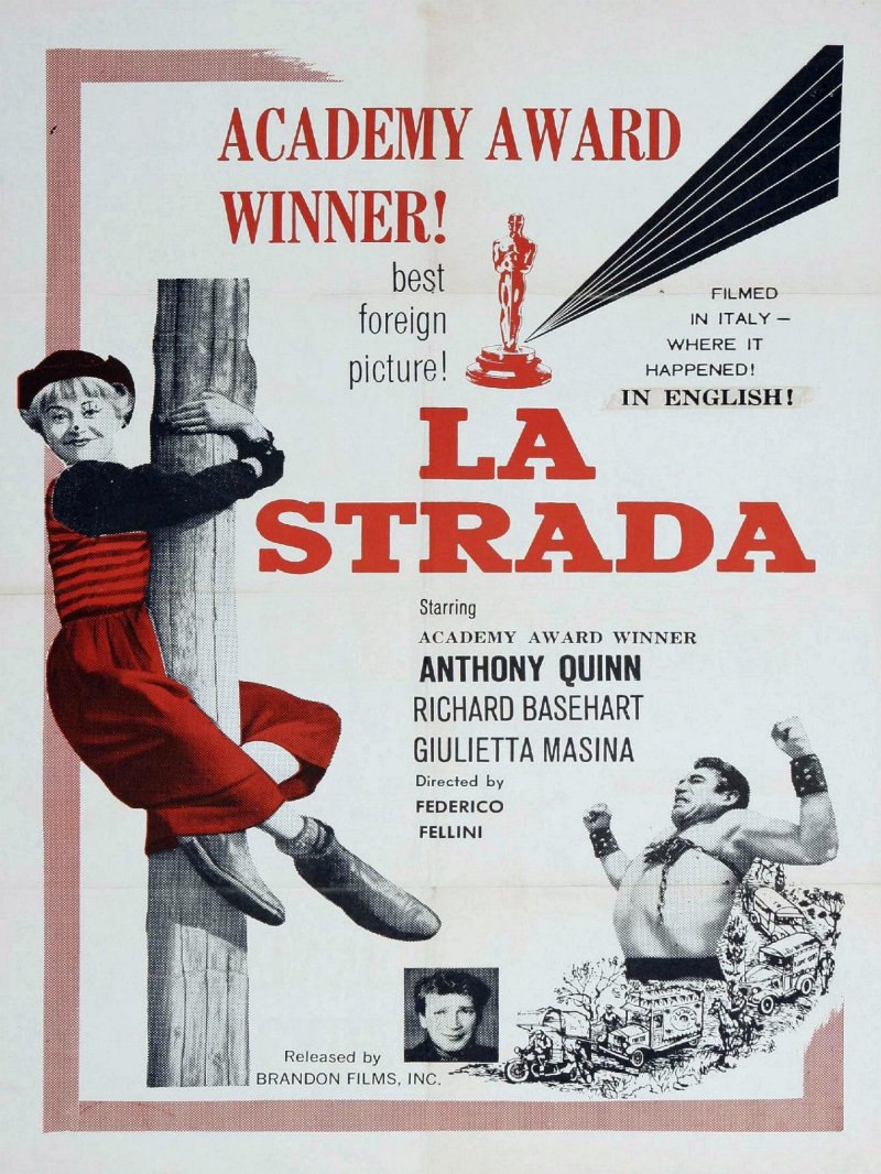 La strada paper poster