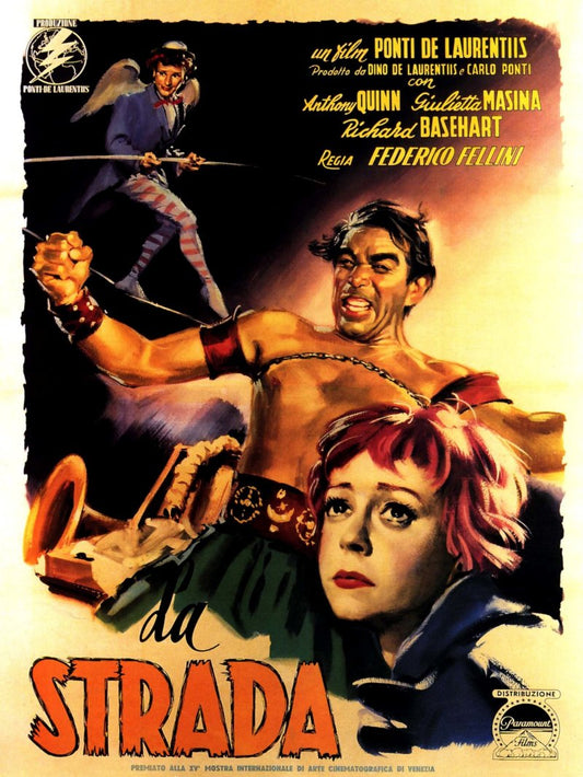 La strada paper poster