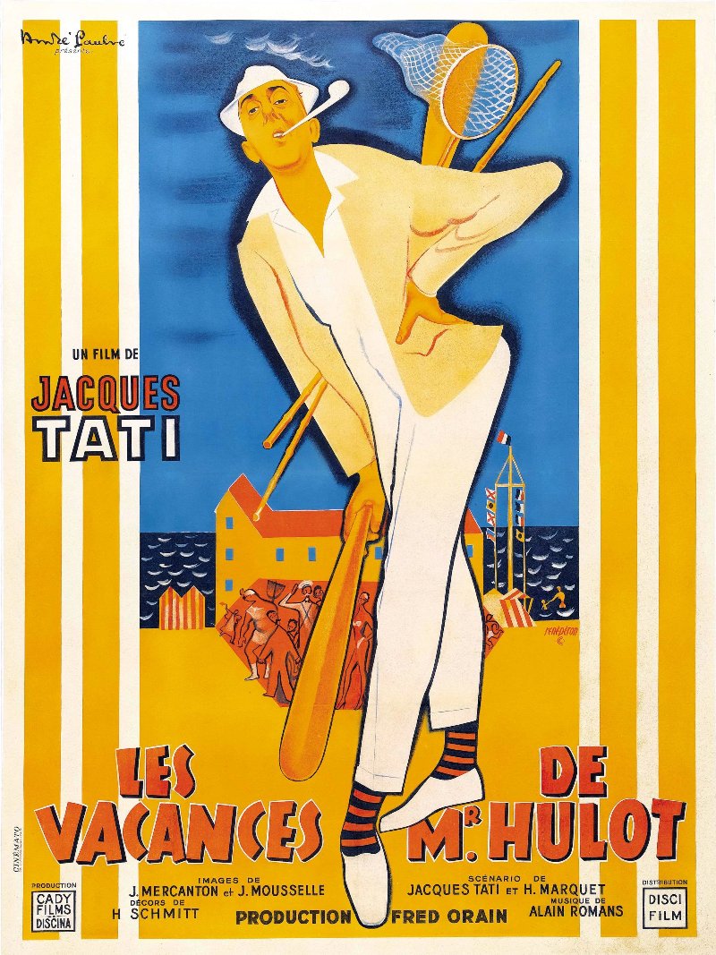 Les Vacances de Mr. Hulot paper poster