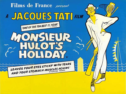 Monsieur Hulot's Holiday paper poster