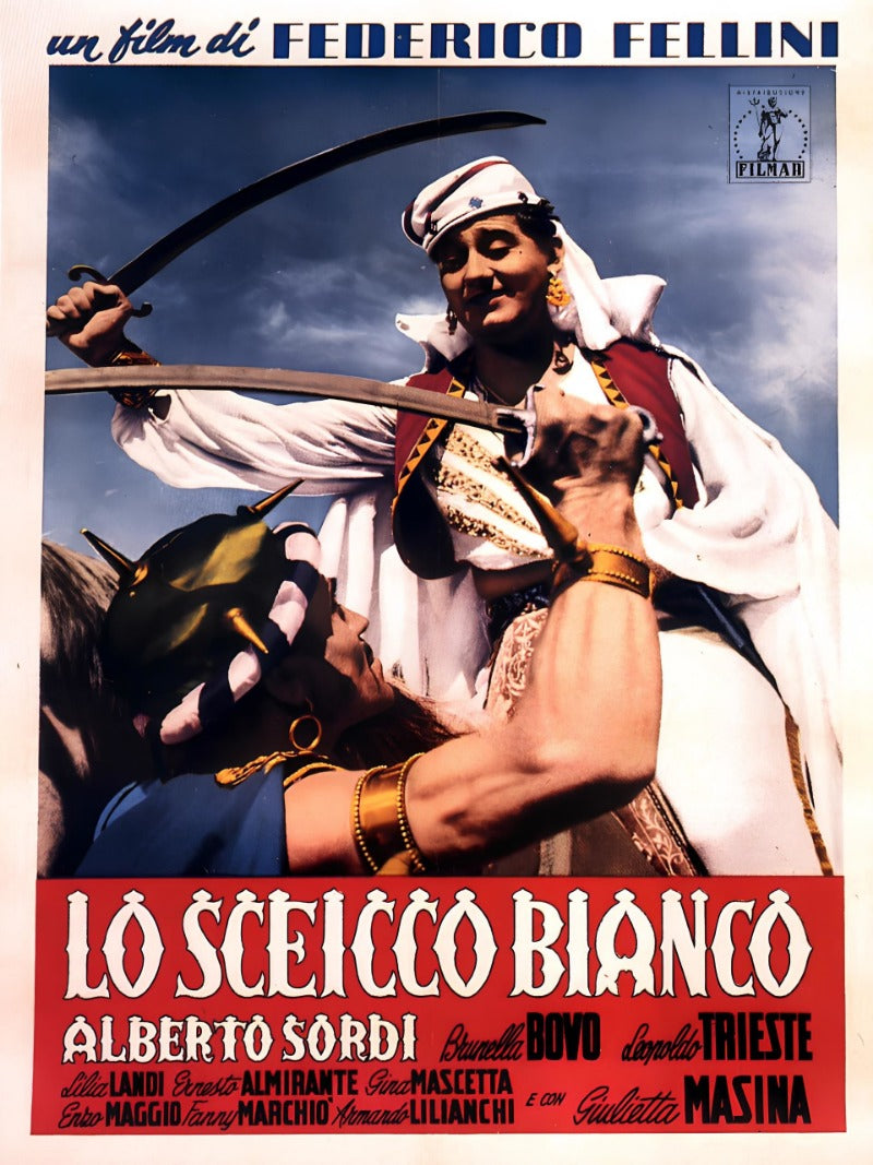 Lo sceicco bianco - poster