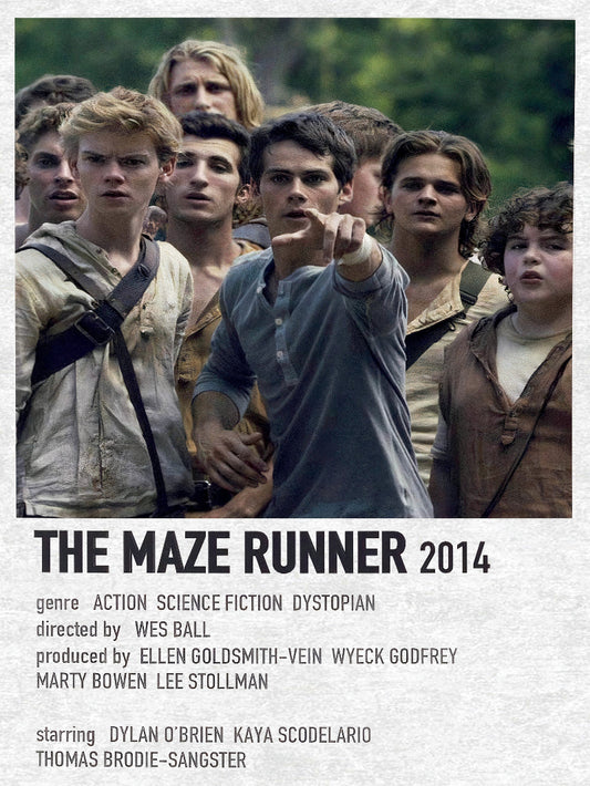 The Maze Runner Minimalist paper poster