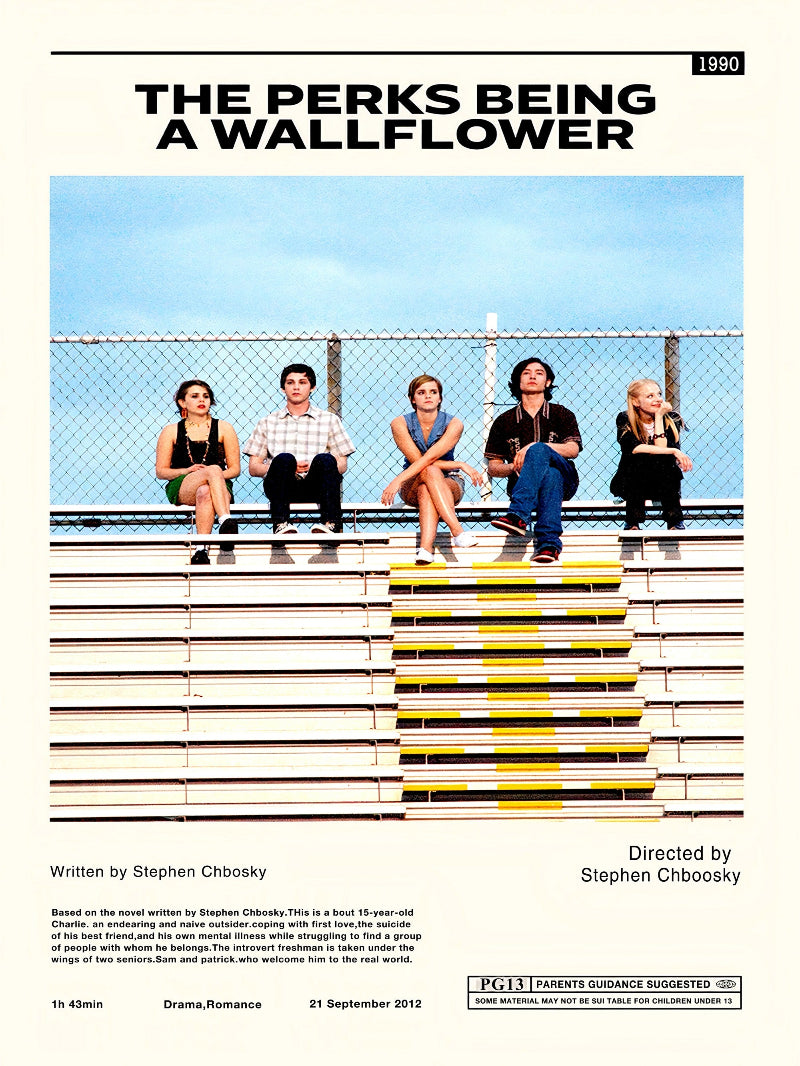 The Perks Beeing a Wallflower Minimalist paper poster