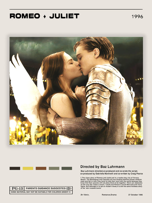 Romeo & Juliet Minimalist paper poster