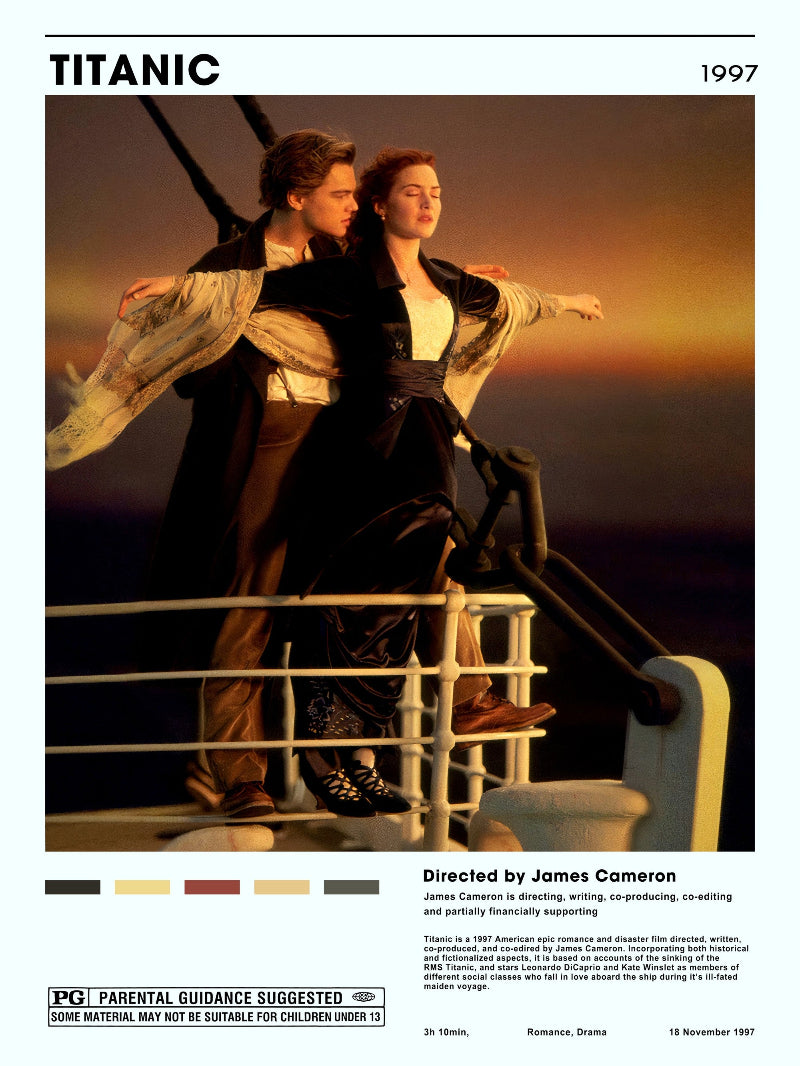 Titanic Minimalist paper poster