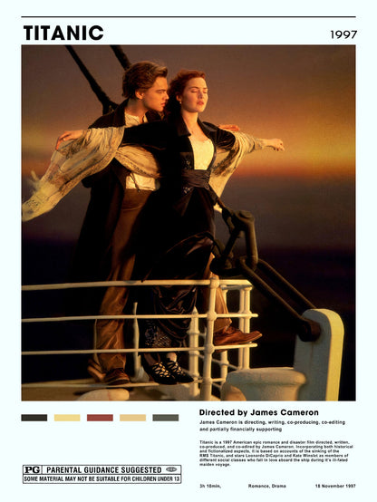 Titanic Minimalist paper poster