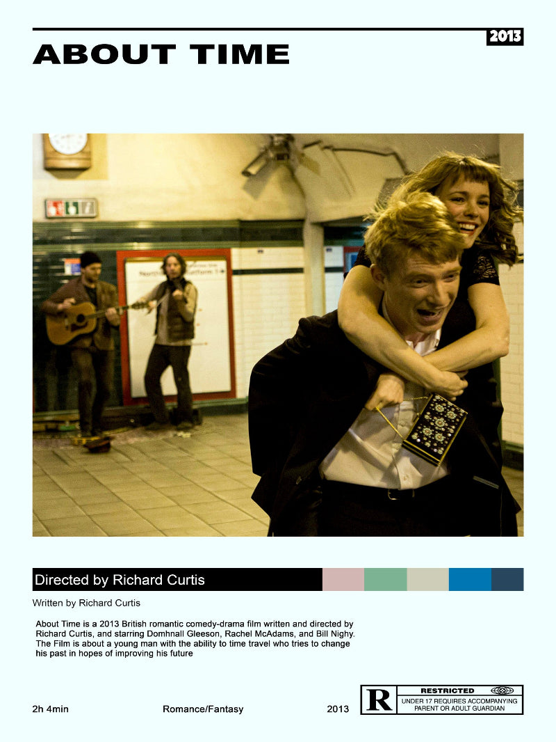 About Time paper poster