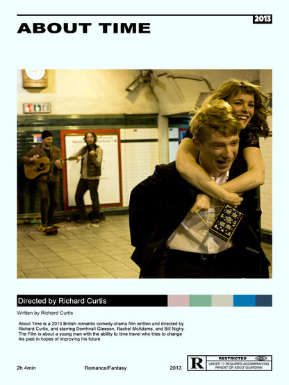 About Time paper poster