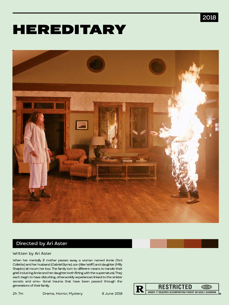 Hereditary Minimalist paper poster