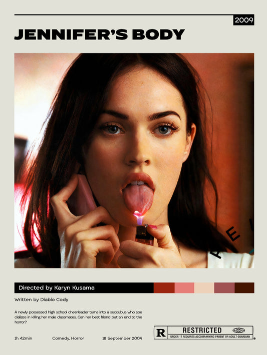 Jennifer's Body Minimalist paper poster