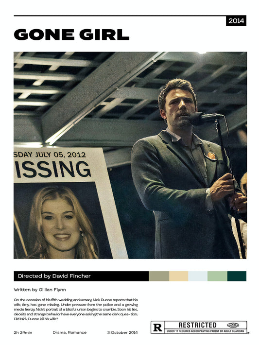 Gone Girl paper poster