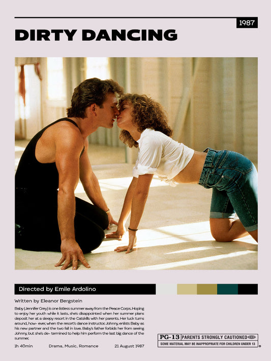 Dirty Dancing paper poster