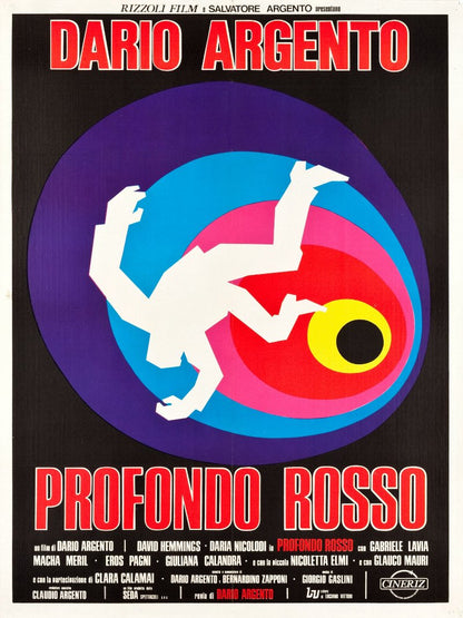 Profondo Rosso paper poster