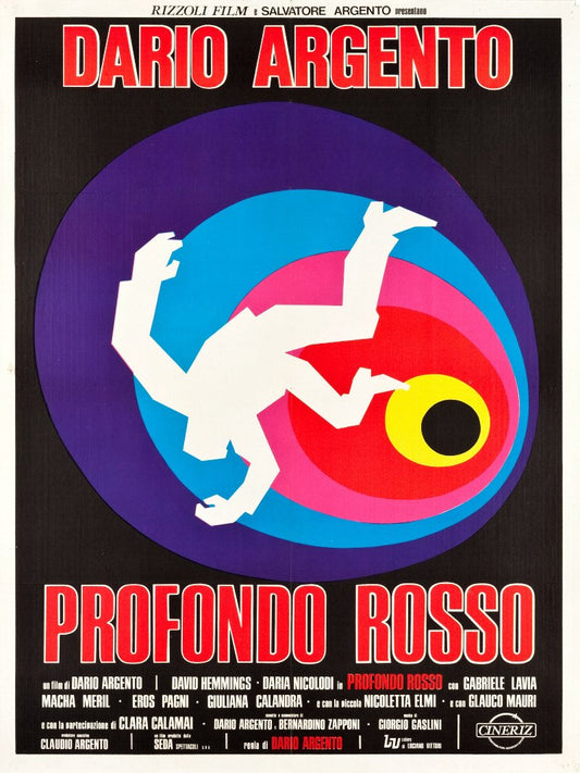 Profondo Rosso paper poster