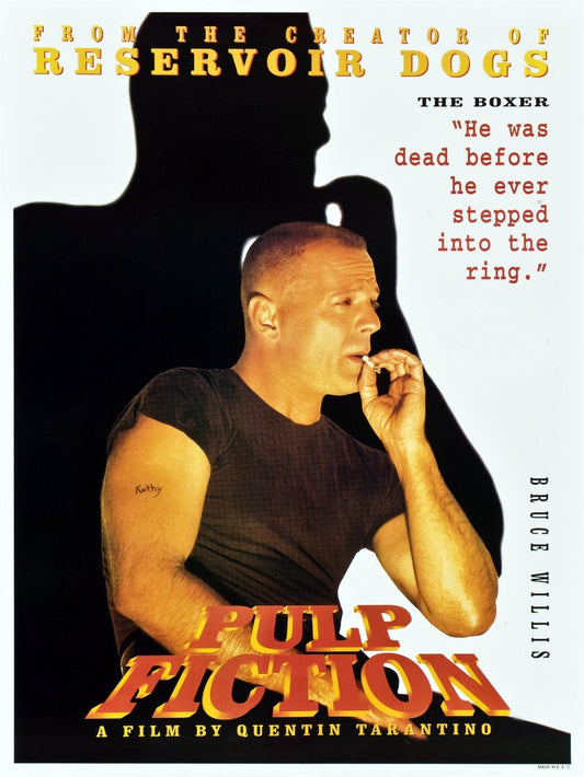 Pulp Fiction paper poster