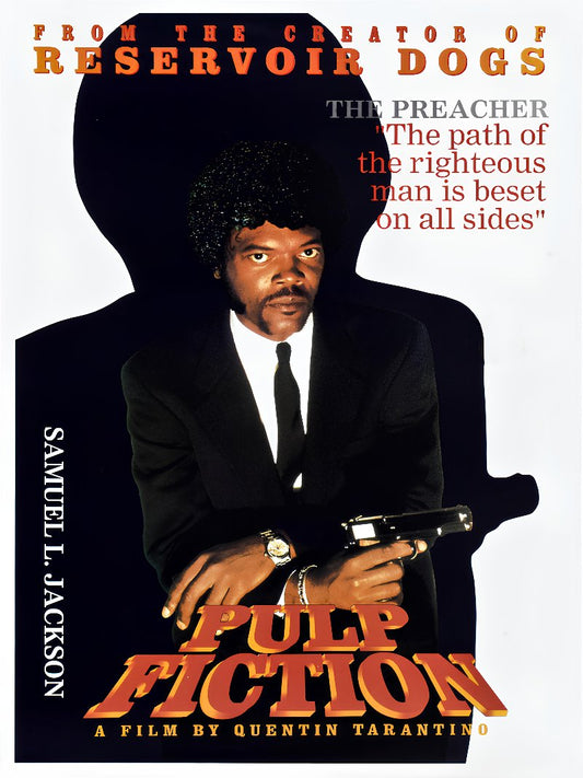 Pulp Fiction paper poster