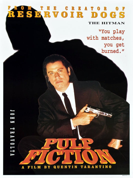 Pulp Fiction paper poster