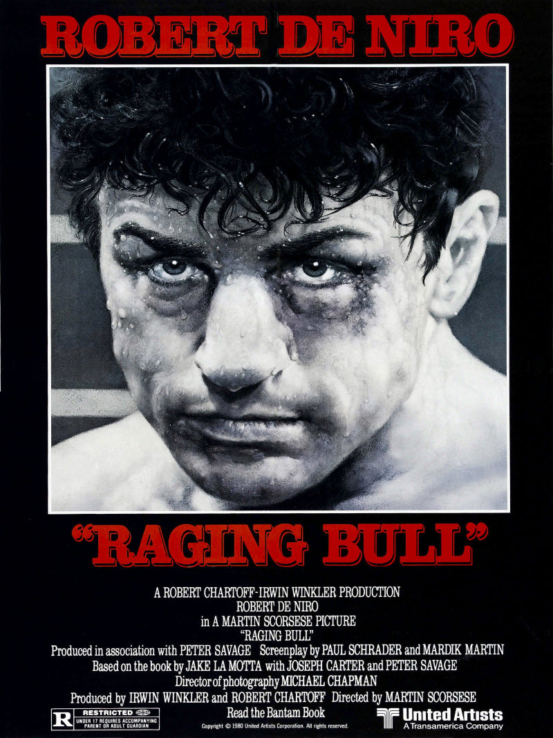 Raging Bull paper poster
