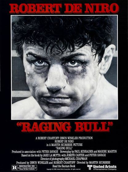 Raging Bull paper poster